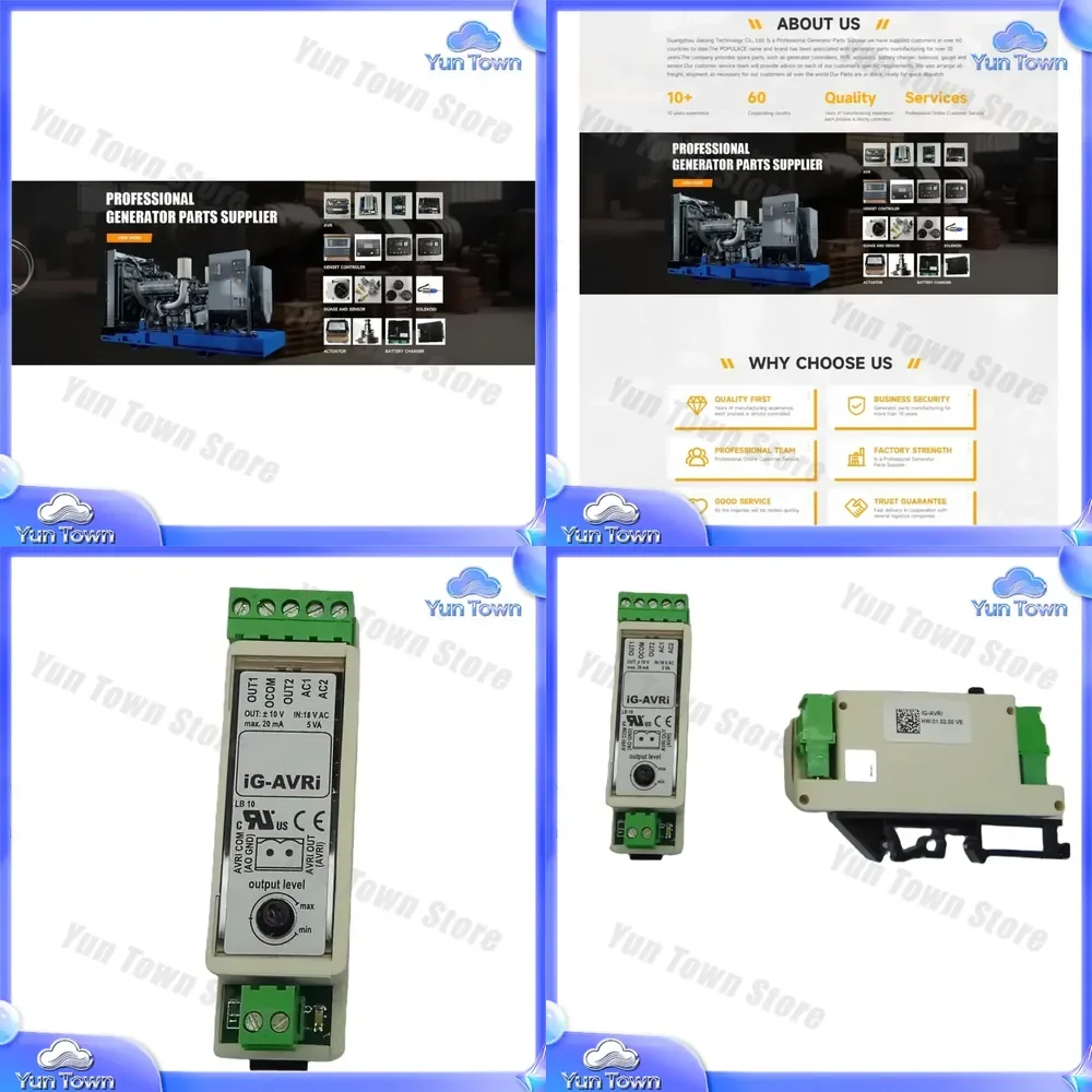 Genuine IGAVRI for Genset Controller Parts for Generator Control Panel Voltage Regulator AVR Auto Transfer Switch ATS