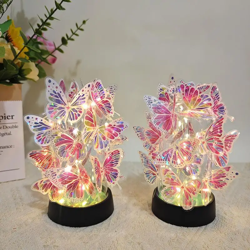 

Crafting Kit for Butterfly Night Lamp - Novelty Bedroom Decor, Ideal Valentine's Day or Birthday Gift for Ladies.