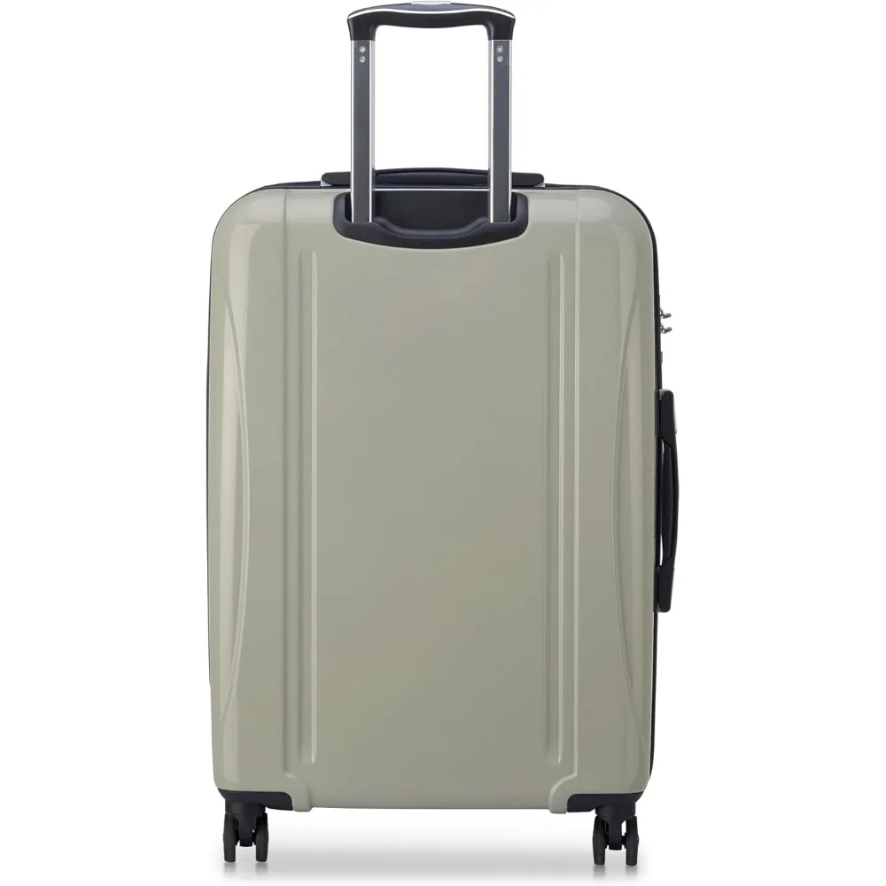 Equipaje giratorio expandible mediano en Latte, 24 pulgadas, Aero Hardside con tecnología de helio para equipaje facturado