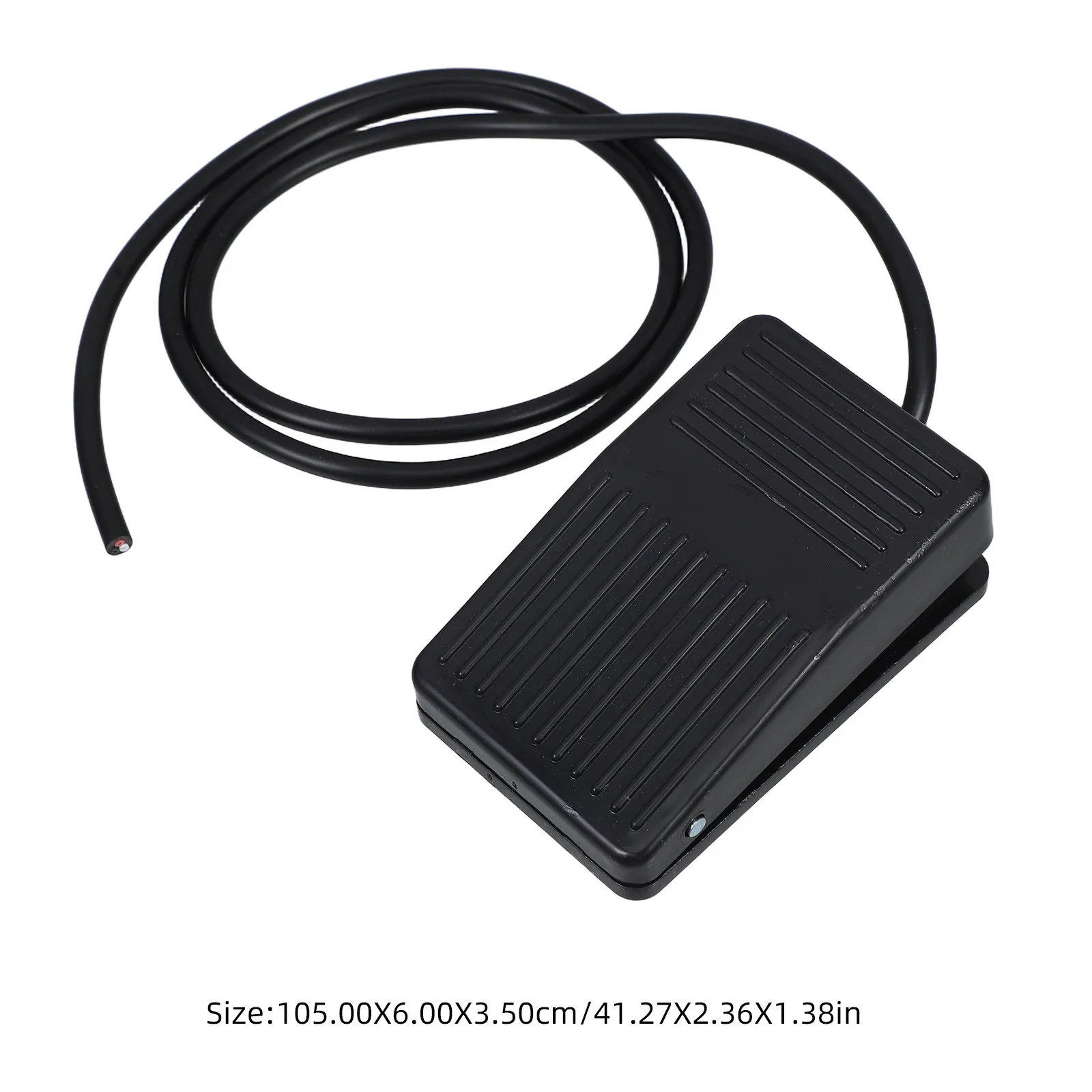 Foot Switch Pedal Industrial Heavy Duty Anti-Skid Rubber Pad Momentary Foot Pedal Switch for Cnc Woodworking Sewing Machine