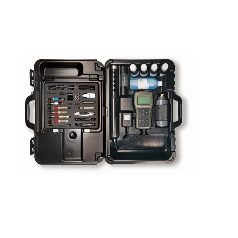 HANNA HI9829-12102 HI9829, GPS, Logging with PH/ORP, EC, DO, 10 Meter Probe, Carrying Case, 230V