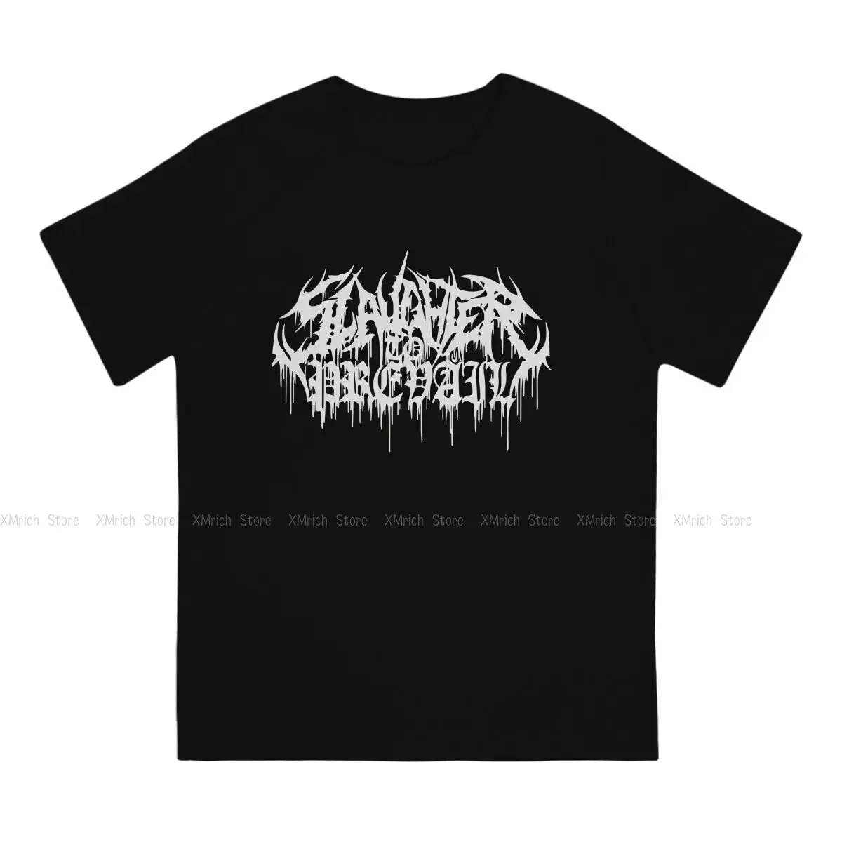 Slaughter to prevail Creative TShirt for Men Slaughter To Prevail Fan Made Round Neck Basic T Shirt Hip Hop Birthday Gifts