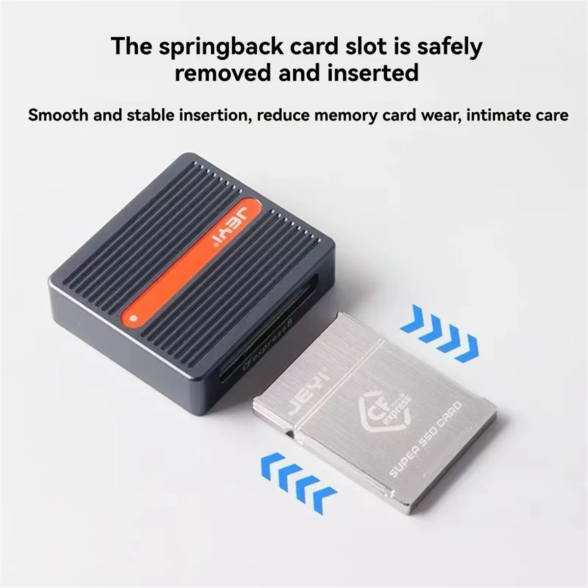 【تخفيضات سريعة!】 قارئ بطاقات CFexpress-B بسرعة 10 جيجابت في الثانية USB 3.2 Gen 2 قارئ بطاقات ذاكرة مزدوج الاستخدام للهاتف الخلوي