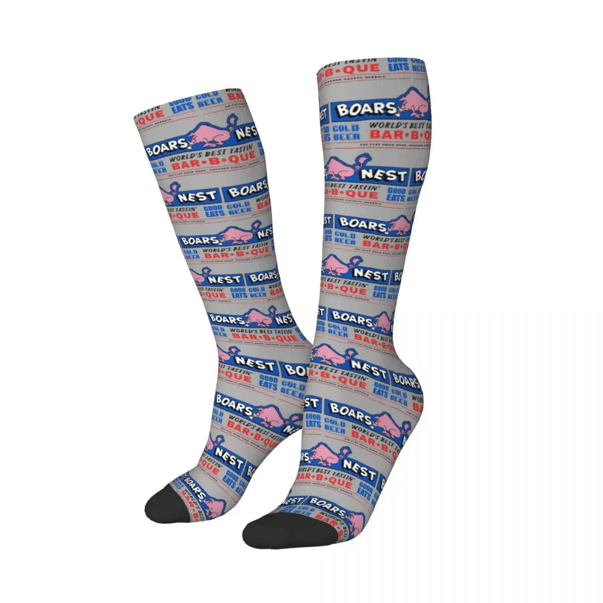 Dukes Of Hazzard The Boars Nest Hazzard County Socks Harajuku Stockings All Season Long Socks  for Man Woman Christmas Gifts