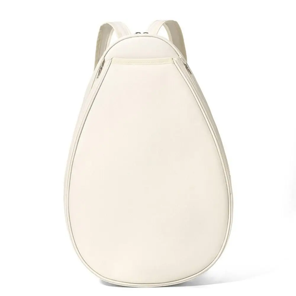 

Portable Large Capacity Tennis Backpack Lightweight Waterproof Pickleball Backpack Zipper Closure Solid Color Racquet Bag Travel