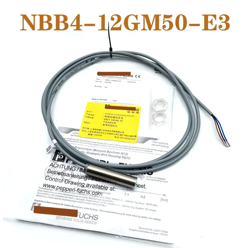 

NBB4-12GM50-E3 threaded inductive proximity switch sensor spot