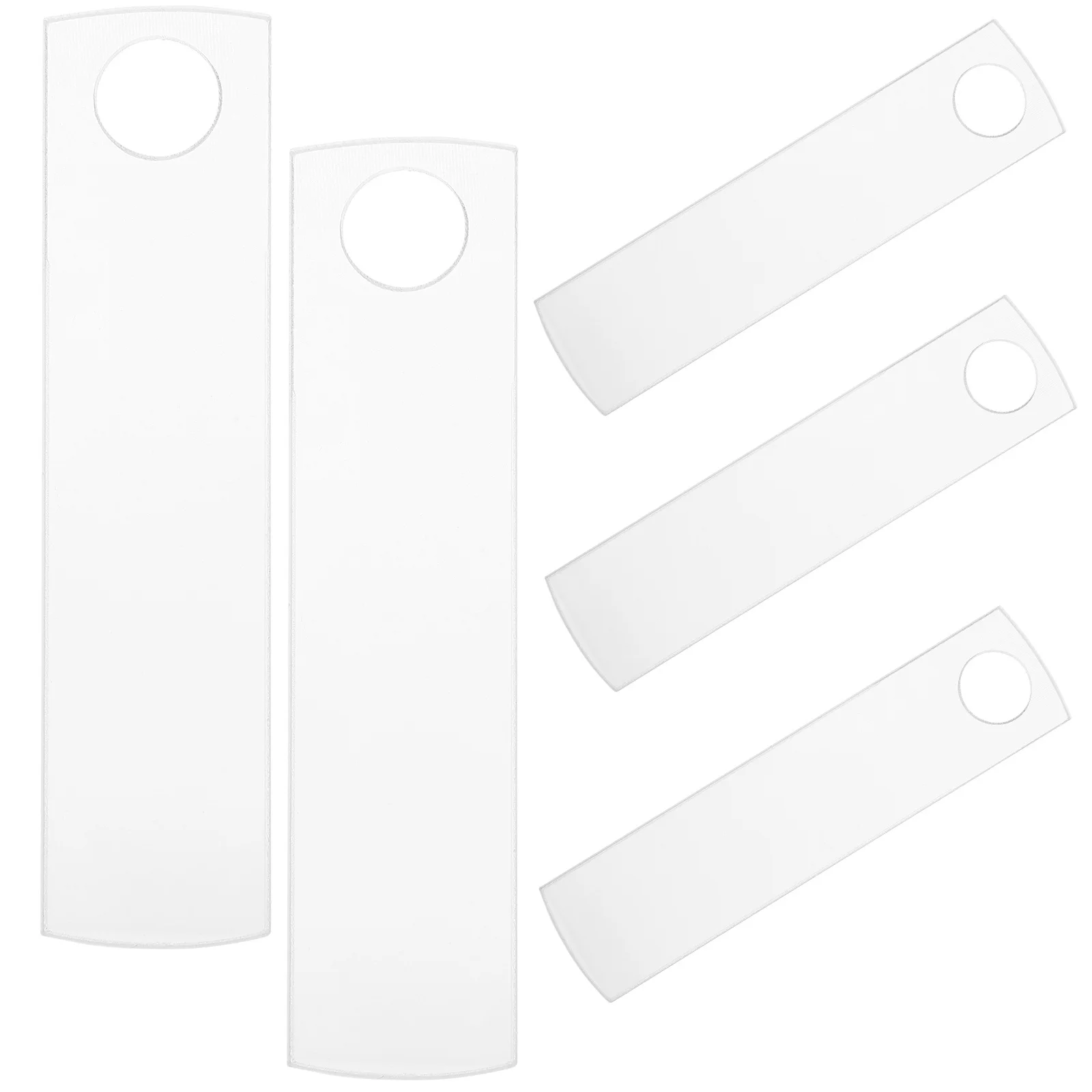 

5Pcs Tumbler Cup Name Tags Sublimation Acrylic Blanks DIY Customizable Portable Durable for Various Occasions Schools Hotels