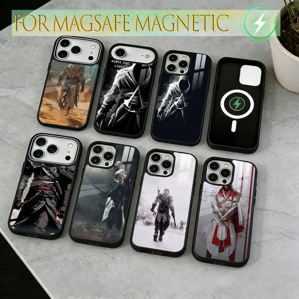 

Ezio Auditore da Firenze Phone Case For iPhone17,16,15,14,13,12,11 Plus,Pro Magnetic with Magsafe Wireless Charging