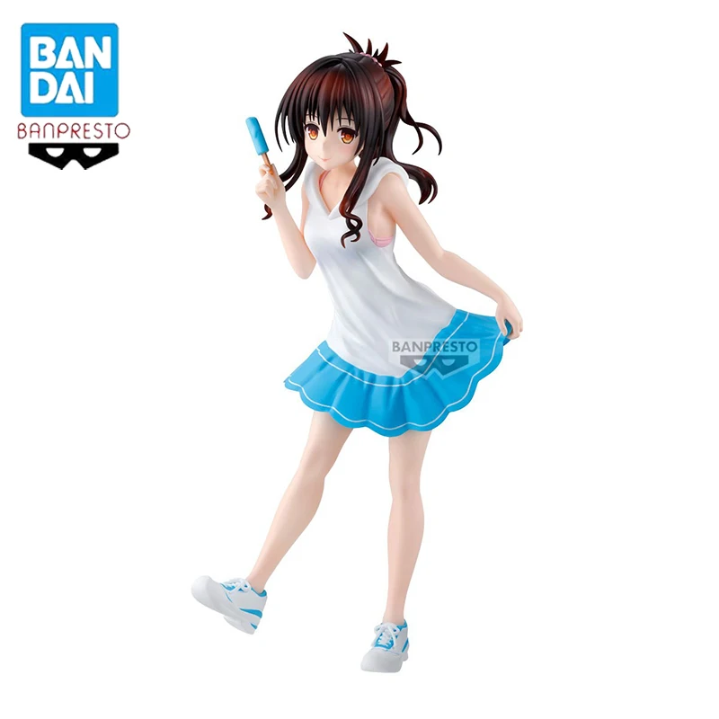 

To LOVE DARKNESS Original Bandai BANPRESTO Yuuki Mikan GLITTER&GLAMOURS Anime Figure Collectible Model Doll Ornaments Toys Gifts