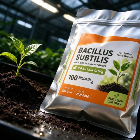 High Activity Bacillus Subtilis Powder Organic Probiotic Fertilizer For Crop Plant Growth Aquarium Water Purification Livestock