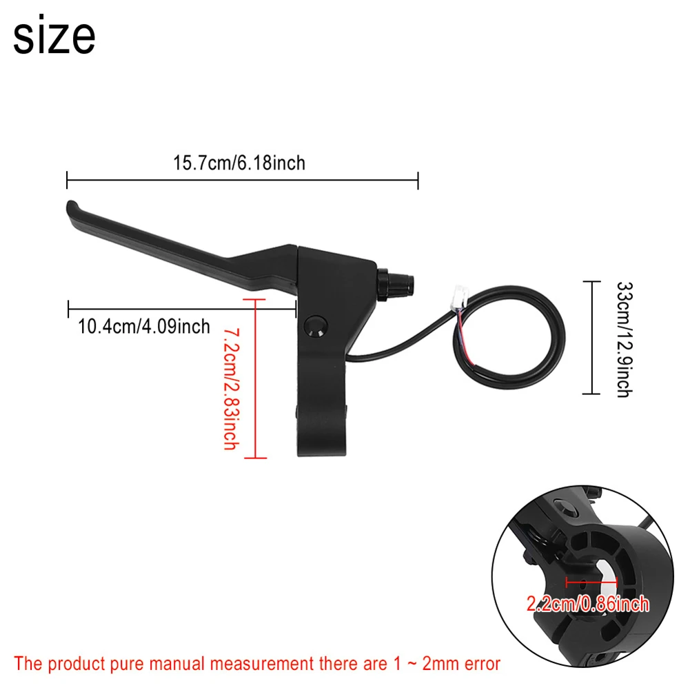 

For Ninebot F3/F3 Pro E-Scooters Left Brake Handle Brake Lever Robust Responsive Braking Perfect Fit Restores Performance