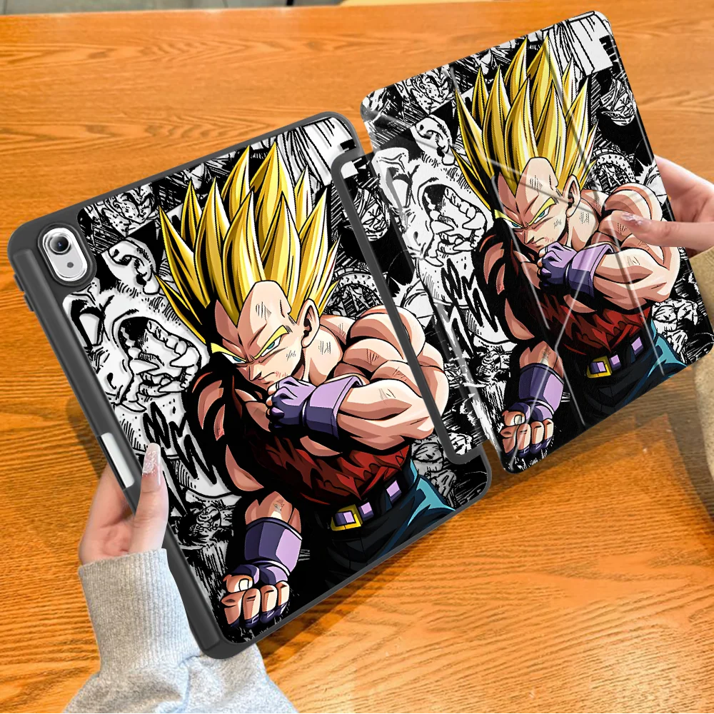 Cool Dragons Balls Art With Pen Slot Cover Tablet Case For Samsung For Galaxy Tab S9+ S7 FE S8 S10+ S6 Lite 10.4 inch A8 2022