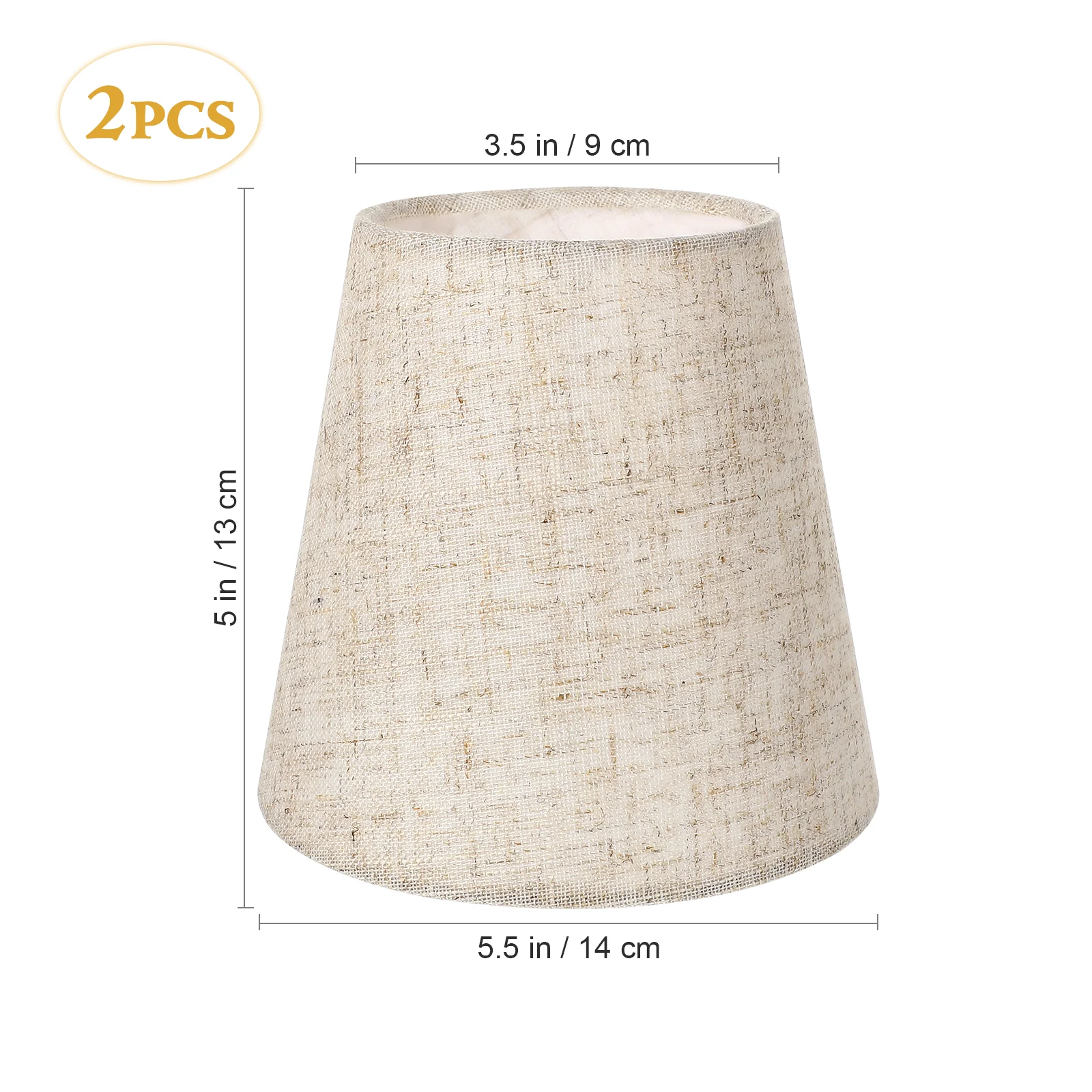 2 Pcs Extra Large Drum Lamp Shades Cloth Fabric Chandelier Light Cover Floor Lampshades