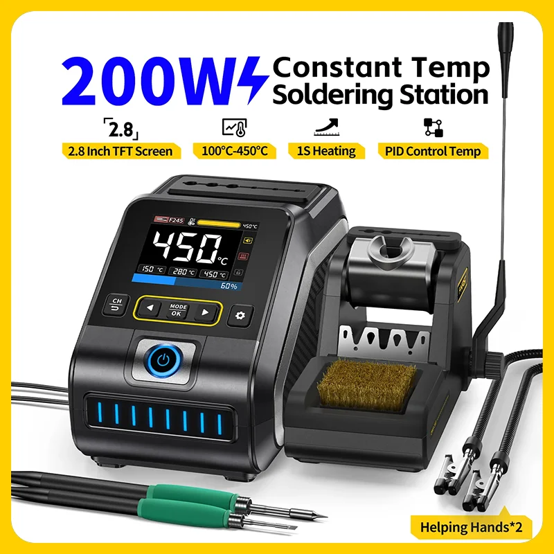 FNIRSI DWS-200 Repair Welding Platform 200W C210/C245 Intelligent Precision Repair Electronic Welding Repair Tool