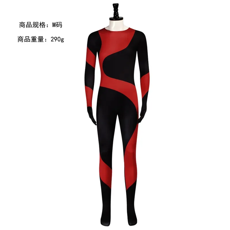 Spot red and black doctor jumpsuit cosplay costume Halloween carnival role-playing bodysuit animal new ir;l5