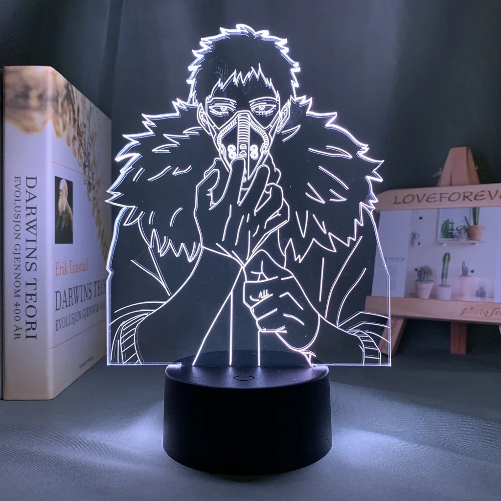 Anime My Hero Academia Overhaul Led Night Light Lamp for Room Deco Birthday Gift Overhaul 3d Lamp My Hero Academia