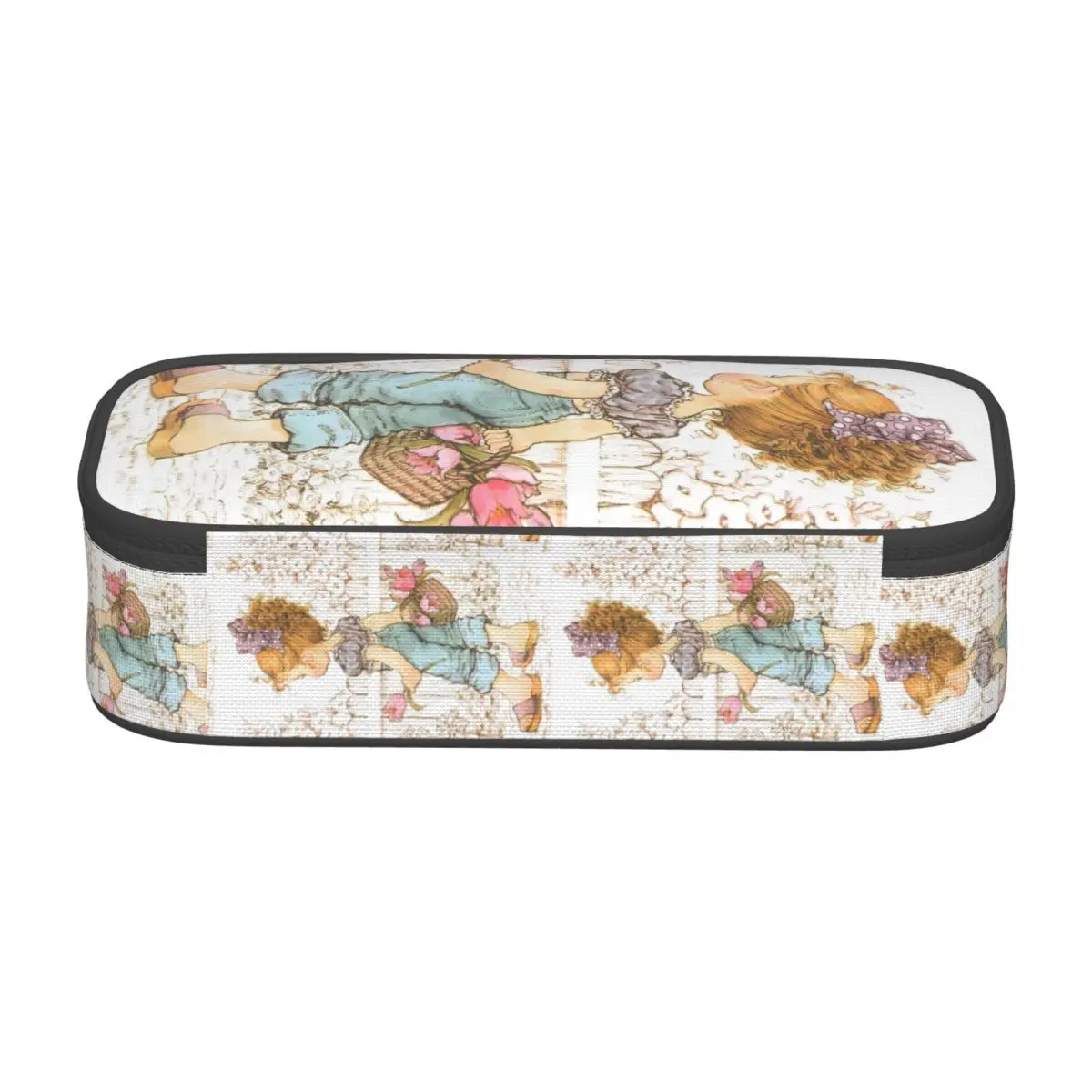 مخصص رائعتين S-Sarahs K-Kays مقلمة لصبي فتاة تخزين كبير زهرة فتاة القلم حقيبة صندوق الملحقات المدرسية