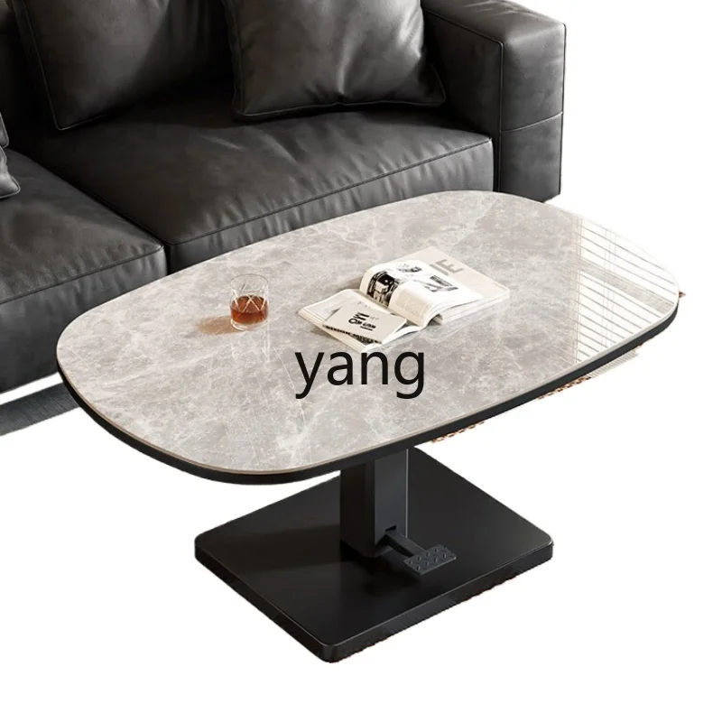 LHH liftable dining table dual-purpose two-in-one small apartment living room household folding dining table