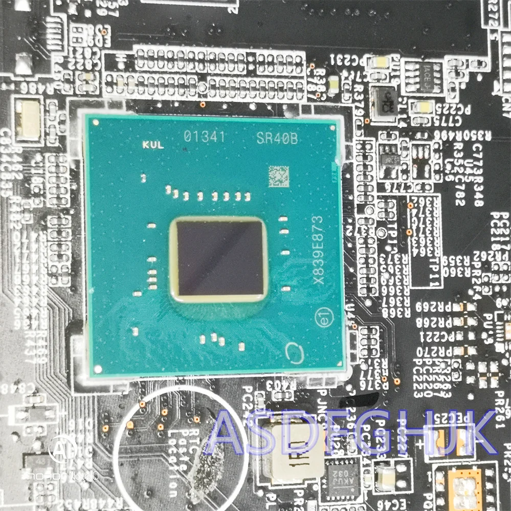 Original MS-16P61 ver1.0 for MSI GL65 GL73 GL63 GL75  LAPTOP MOTHERBOARD WITH I7-8750H CPU AND GTX1050TI   Test OK