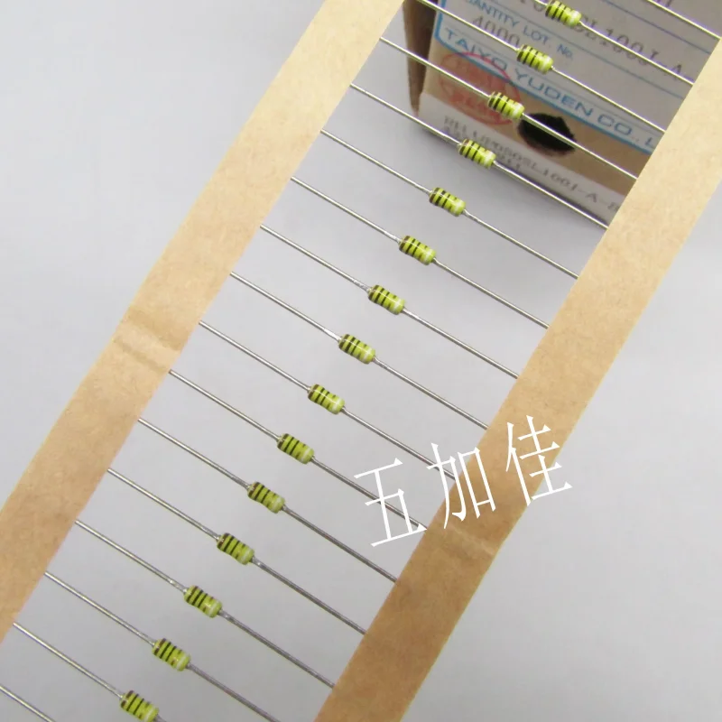 10-100 pieces UP050SL100J-A-B 50V 10pF 2.2x3.2 Color-coded Ceramic Disc Capacitor
