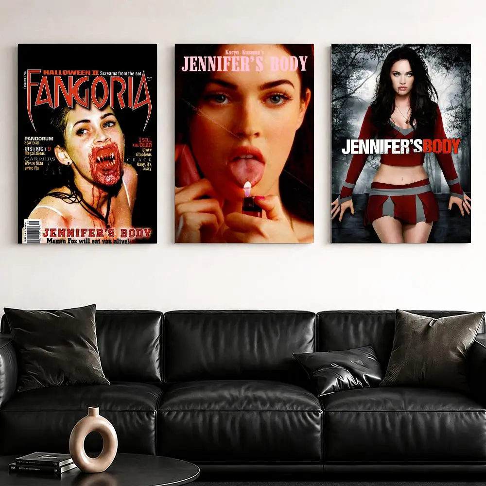 Classic Films J-Jennifer Body Framed Wall Painting Ready to Hang Canvas Poster for Bedroom Living Room Hallway Home Decor Gift