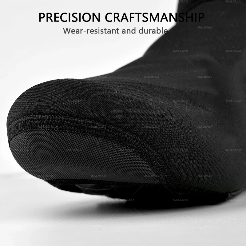 2025 Raudax الشتاء الحراري الصوف الدراجات غطاء الحذاء الرياضة رجل الدراجة الجبلية الأحذية يغطي النساء دراجة الجرموق Cubre Ciclismo