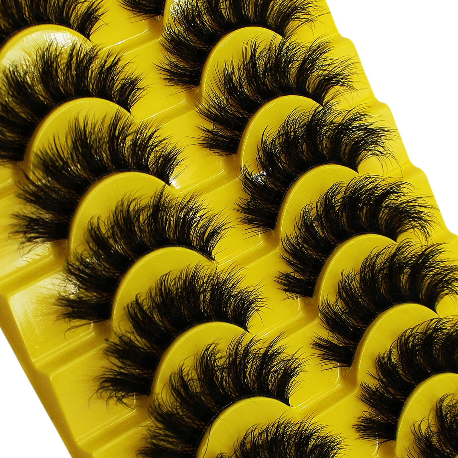 30Pairs/3Pack 3D fluffy false eyelashes for dramatic fake eyelashes Messy False Eyelashes Fluffy Thick Lashes