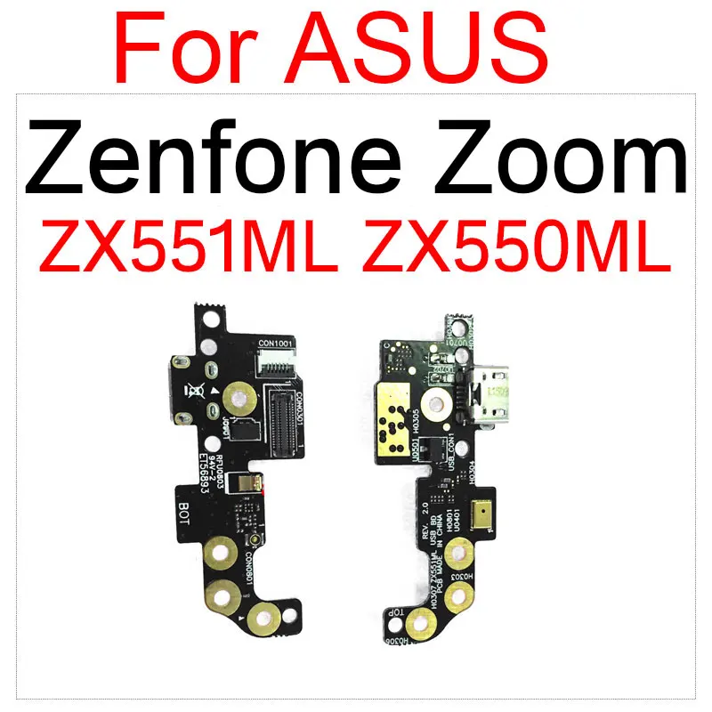 

USB Charger Board For Asus Zenfone Zoom ZX550ML ZX551ML Charging Connector Port Board Flex Cable Replacement Parts