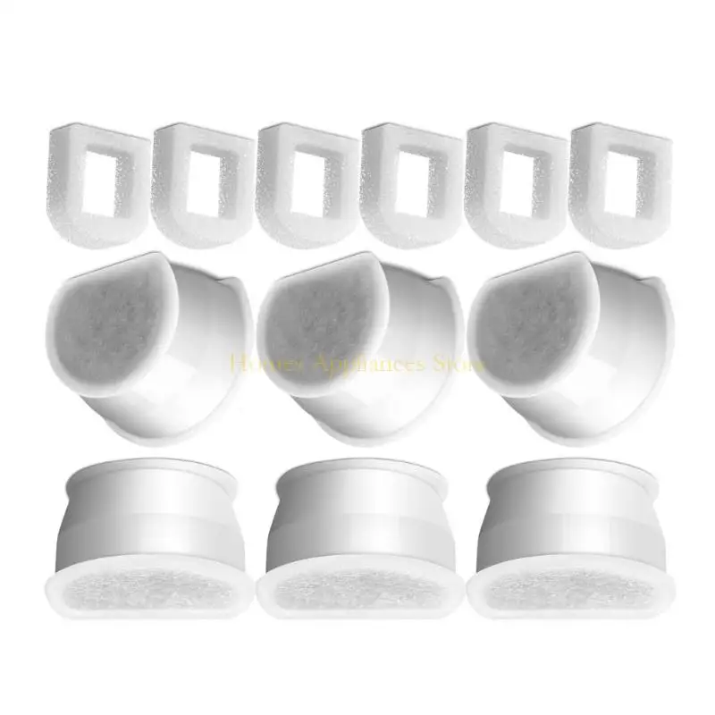 Filtros carbono reposição D0AB para gatos e distribuidores água para cães Grade alimentar Purificadores fonte