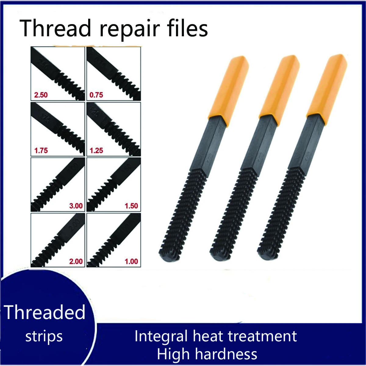 Thread Repair Restoration File Correção de Dentes Metric Hardware Mini Faça Você Mesmo Tools