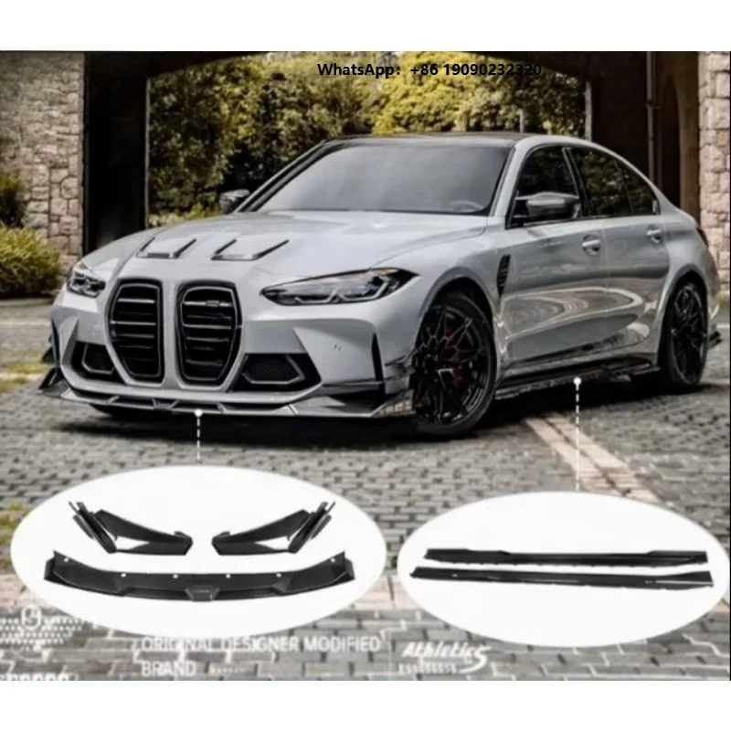 SQ Style Dry Carbon Fiber Body Kit for M3 M4 G80 G82 New Condition Upgrade Series Auto Body Systems Car Spoiler Conversion  T001