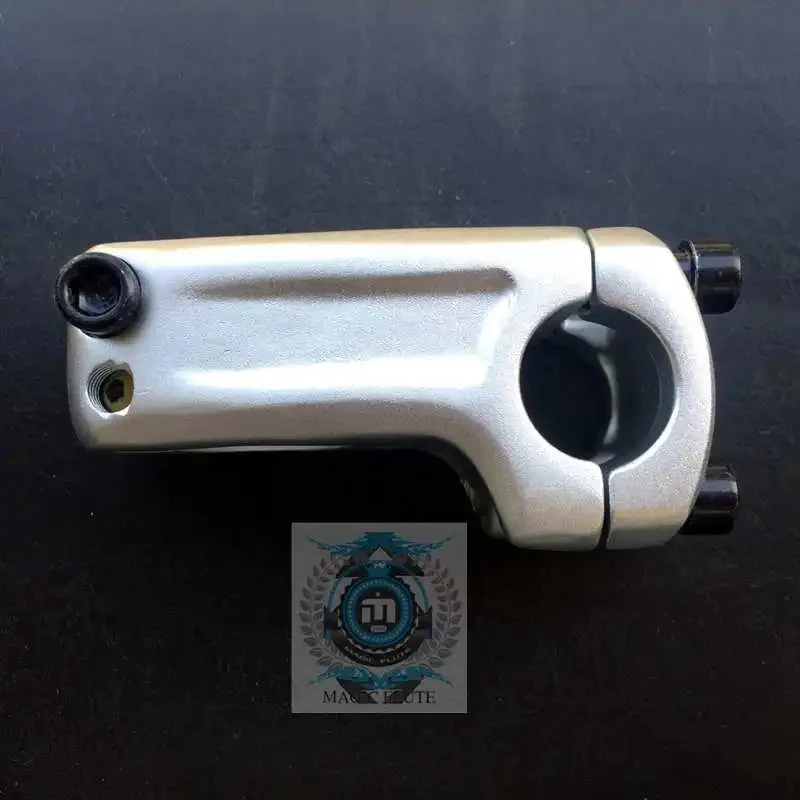 Aluminum Alloy BMX Performance Street bike Front Cover Stem Riser Anodized Silver 22.2mm 28.6MM bike stem Bicycle Parts