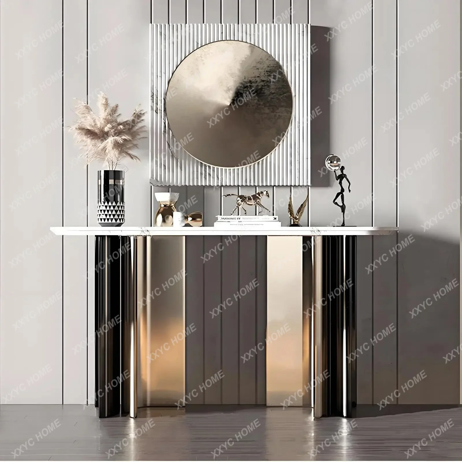A  Stainless Steel Entrance Terrace Living Room Entrance Hotel End View Terrace Villa Case