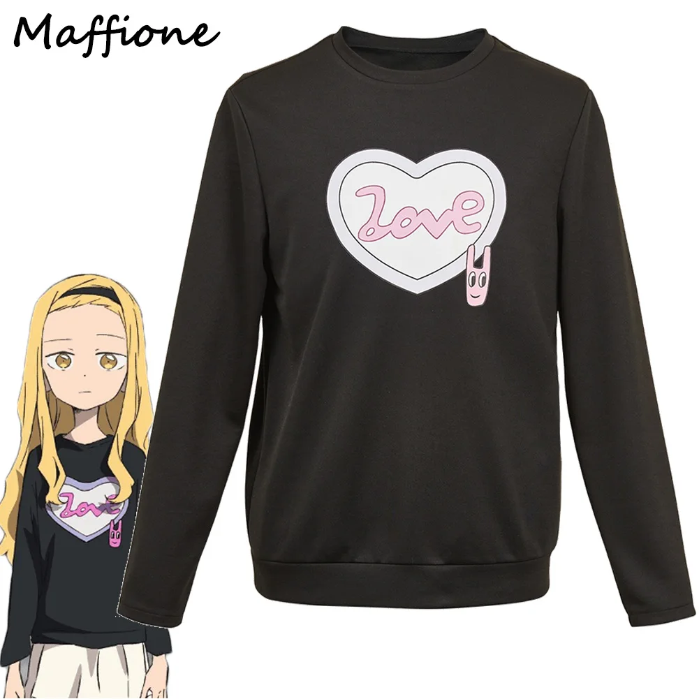 

Kirarazaka Marina Cosplay Hoodies Costume Anime Takopii of Genzai Disguise Roleplay Fantasia Top Sweater Uniform Halloween Suit