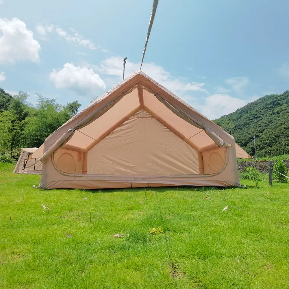 4-Person Camping Tent 6.3 Square Meters Inflatable Tent Portable Waterproof Oxford Cloth Air Tent