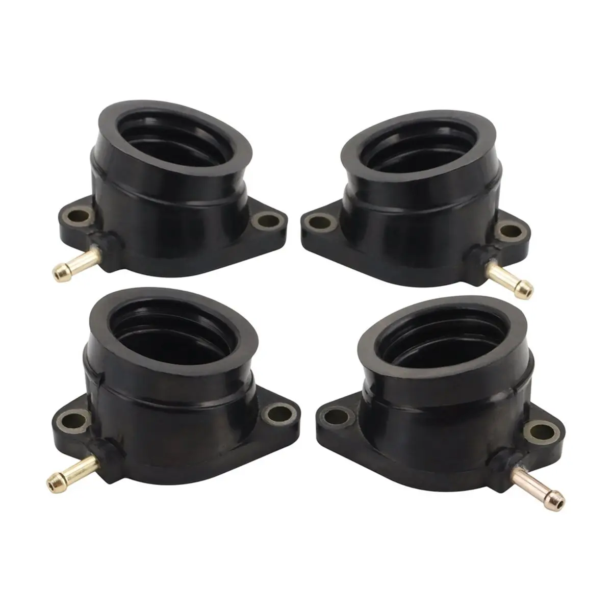 A23Z 4Pcs Motorcycle Parts Carburetor Interface for FZS600 5DM Intake Carburetor Outlet Manifold 5DM-13586-01