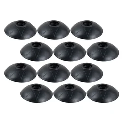 12 Pcs Durable Rubber Mud Tray Trekking Pole Cover Climbing Pole Mud Blocker Walking Stick Pad Hiking Accessories Camping Hiking
