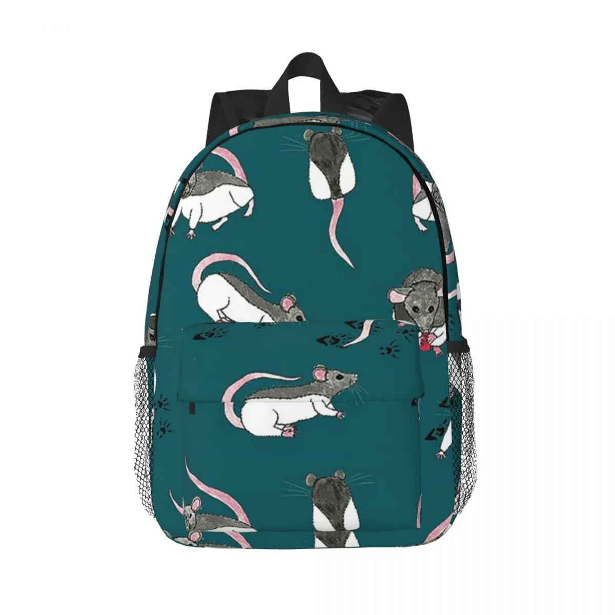 Sac à dos de dessin animé Rats pour adolescents, cartable pour étudiants, sacs d'école, sac à dos de voyage, sac initié, grande capacité