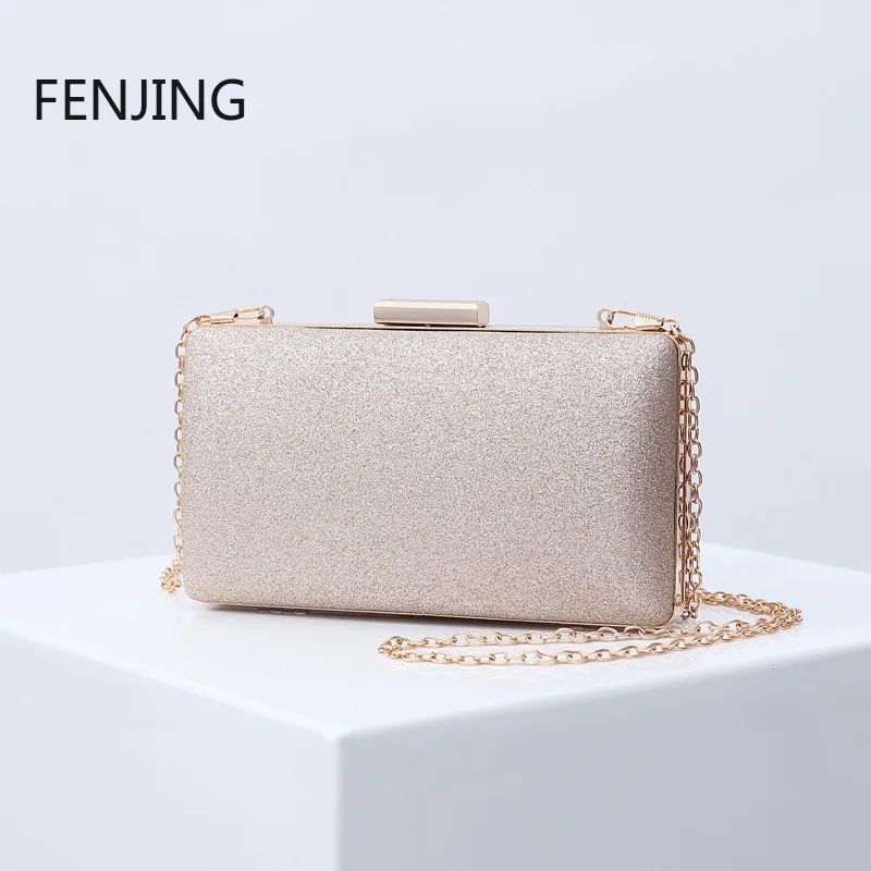 2025 New Luxury Glitter Evening Clutch Bag Elegant Party Handbag for Women Fashion Shoulder Purse Wedding Prom Dinner Bag Bolsas