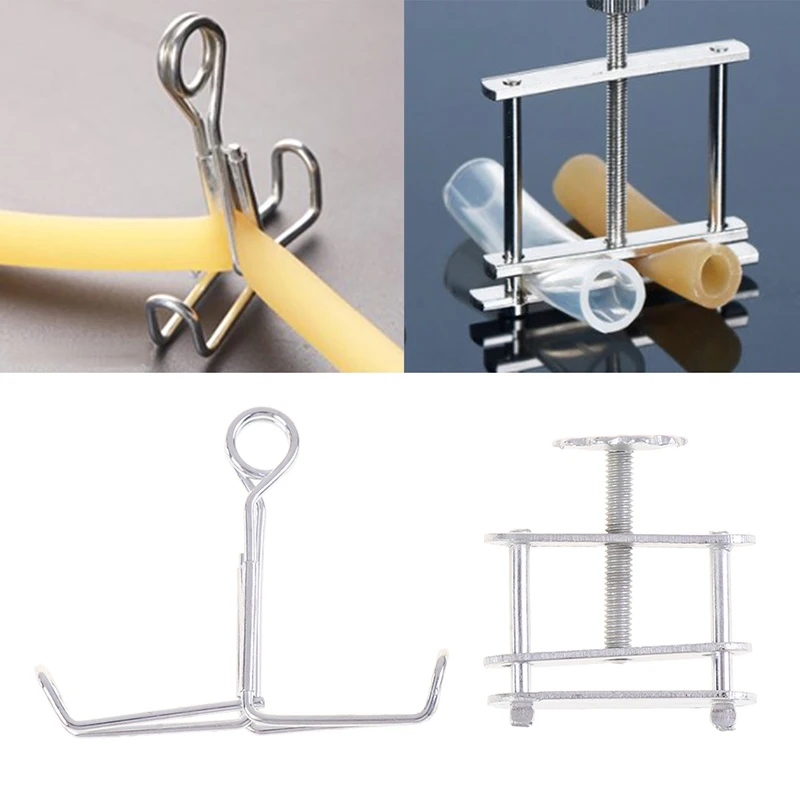 [E] Lab Hoffman Tubing Clip Clamp Water Stopper Spiral Hose Clip For Rubber Hose Liquid Flow Adjust Pinchcock Control Clip