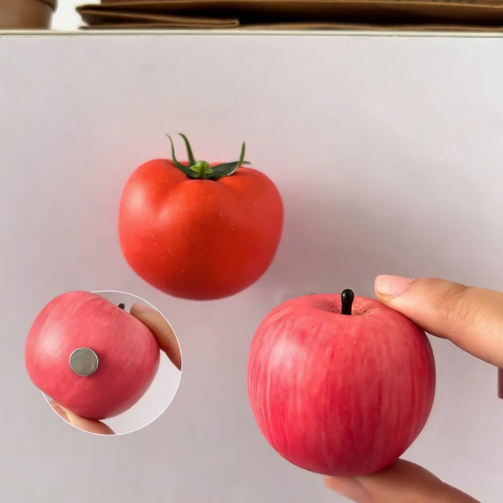 Vivid 3D Tomato Fridge Magnet  - Kitchen Gadgets For Gifts ulasan dan harga