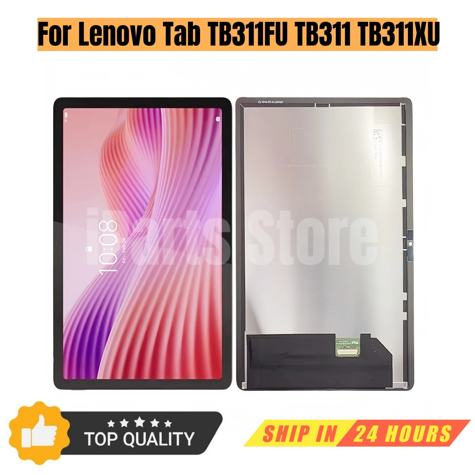 iparts-replacement-new-display-for-lenovo-tab-tb311fu-tb311-tb311xu-101-lcd-touch-screen-digitizer-assembly-black-oem-tested