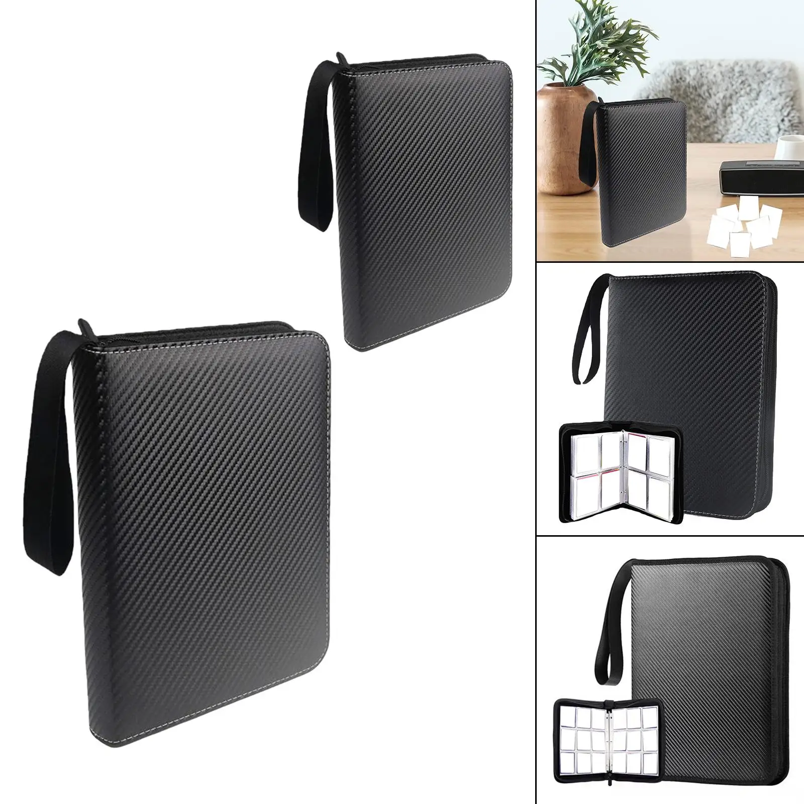 Portable Game Cards Collection Binder Waterproof Storage Case Gifts for Boys
