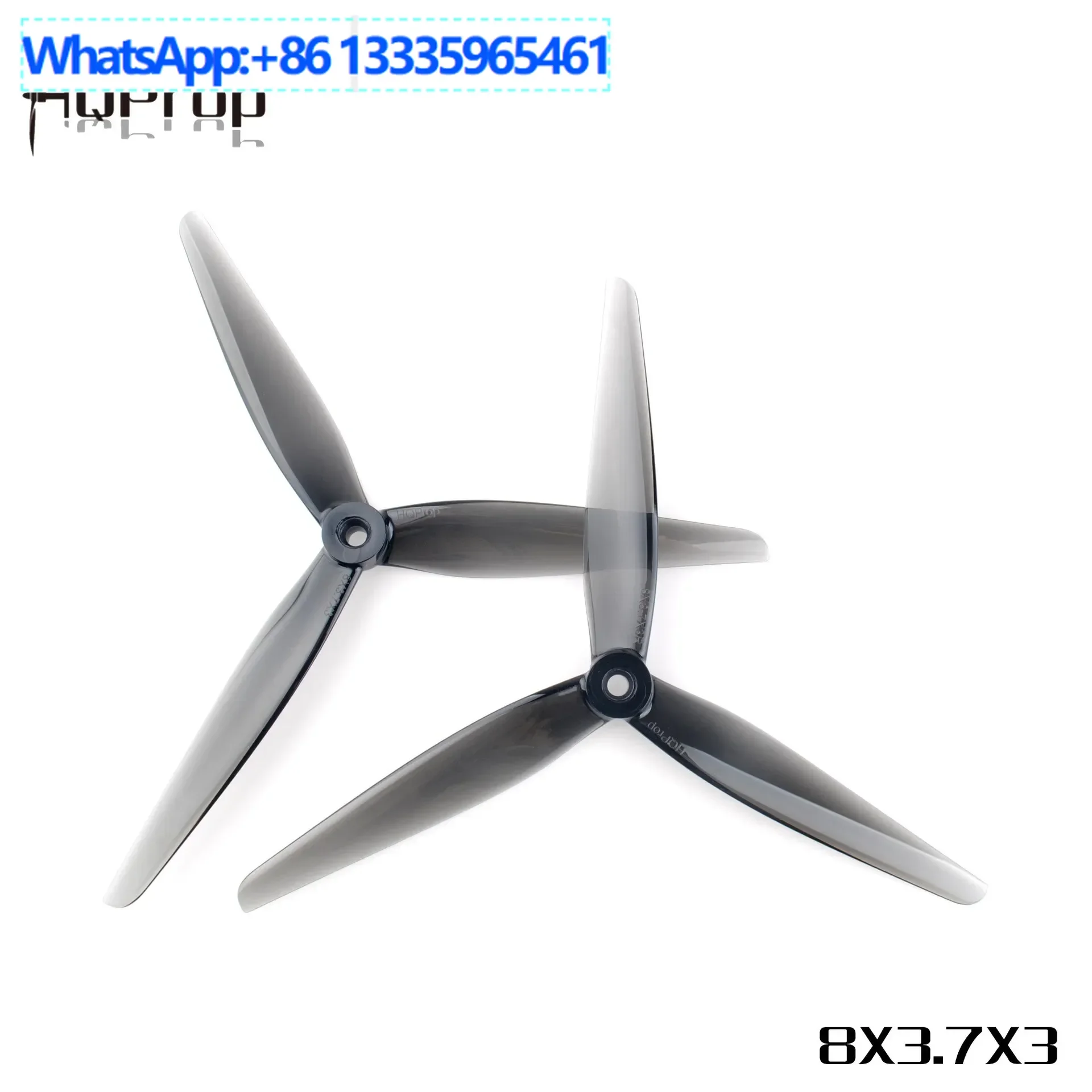 

10Pair HQProp 8X3.7X3 8037 three blades, propeller 8 inches, four-axis FPV long-range crossing machine blades