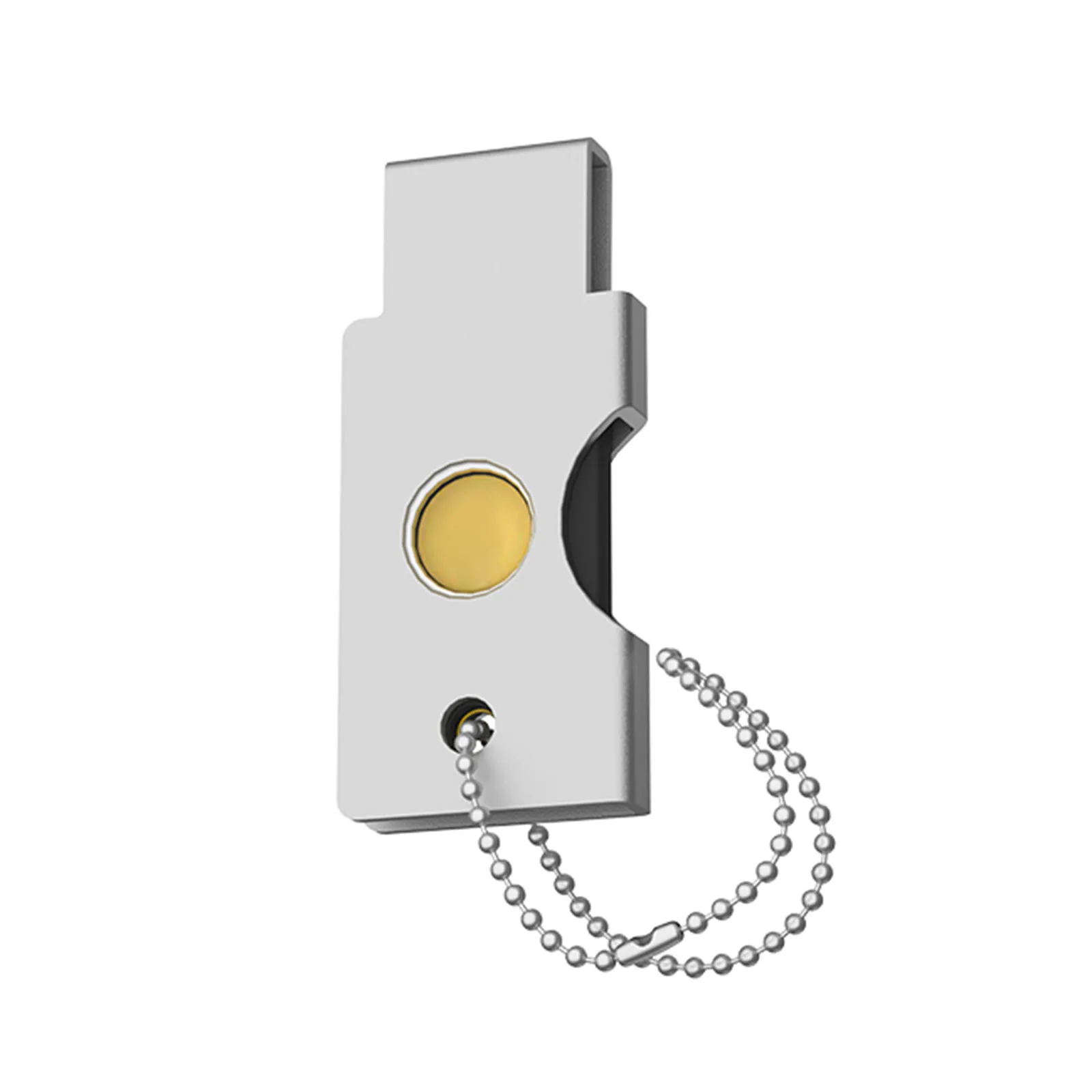 Metal Protective Case for YubiKey 5C NFC Metal Hard Shell Case Protective Cover Drop-Proof Security Key Cover Shell Protection
