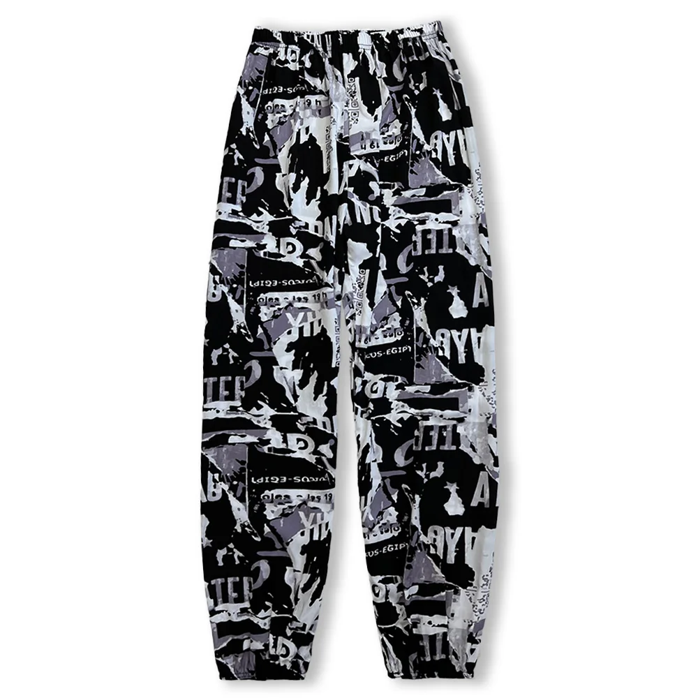 กางเกงลำลองผู้หญิงอินเทรนด์ทรงหลวมและอเนกประสงค์, กางเกงนอนขากว้าง, กางเกงโคมไฟ, กางเกง