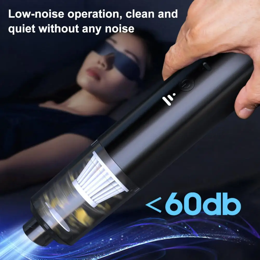 Car Vacuum Cleaner Cordless 2500Pa Suction Power Portable Handheld Mini Vacuum Cleaner with Type-C Fast Charging Vacuum Cleaner