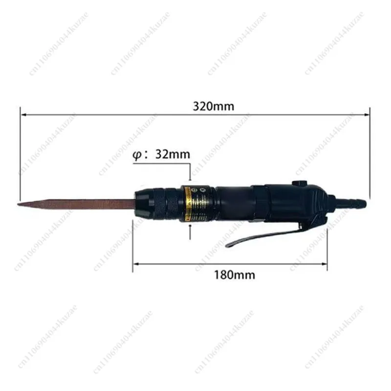 CZ-1 Straight Grip Pneumatic Shovel, Impact Tool for Rust Cleaning Welding Slag Removal Industrial Pneumatic Pick