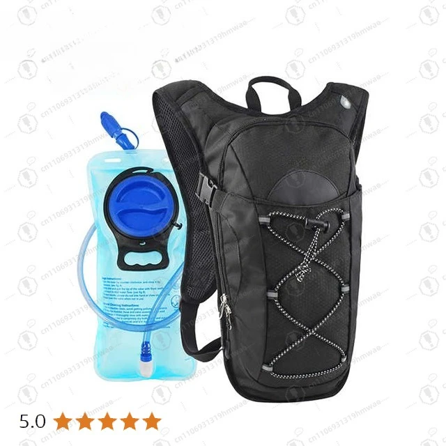Outdoor Bicycle Backpack & Waist Pack with Bladder, Polyester Storage for Running, Unisex  Backpack