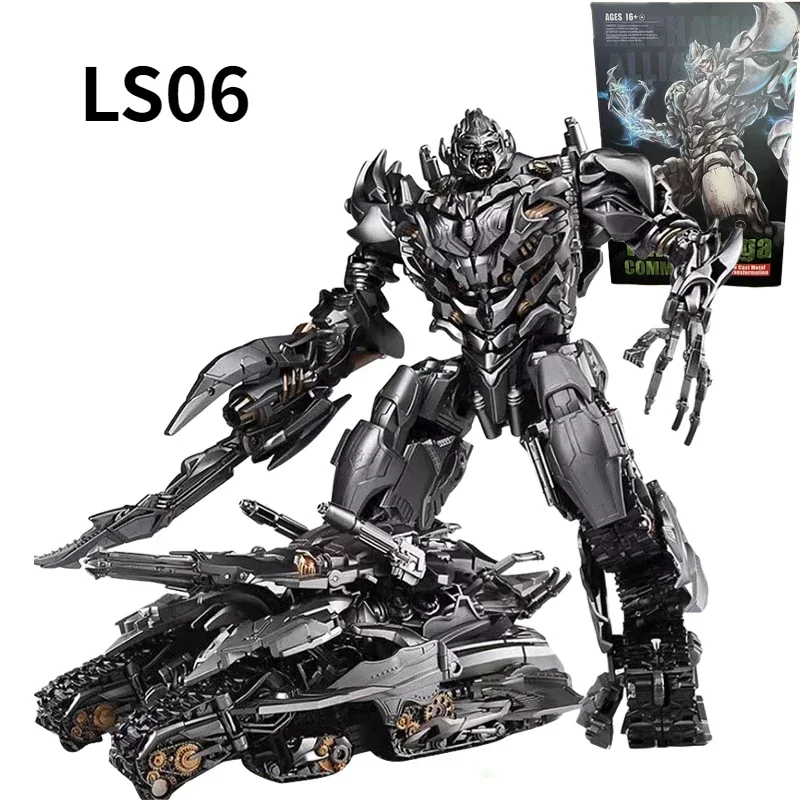 

Transformation Toys BMB LS-06 LS06 Tank Megatron 33CM Movie Zoom Alloy Version Robot Model Action Figures Toys Collection Gift
